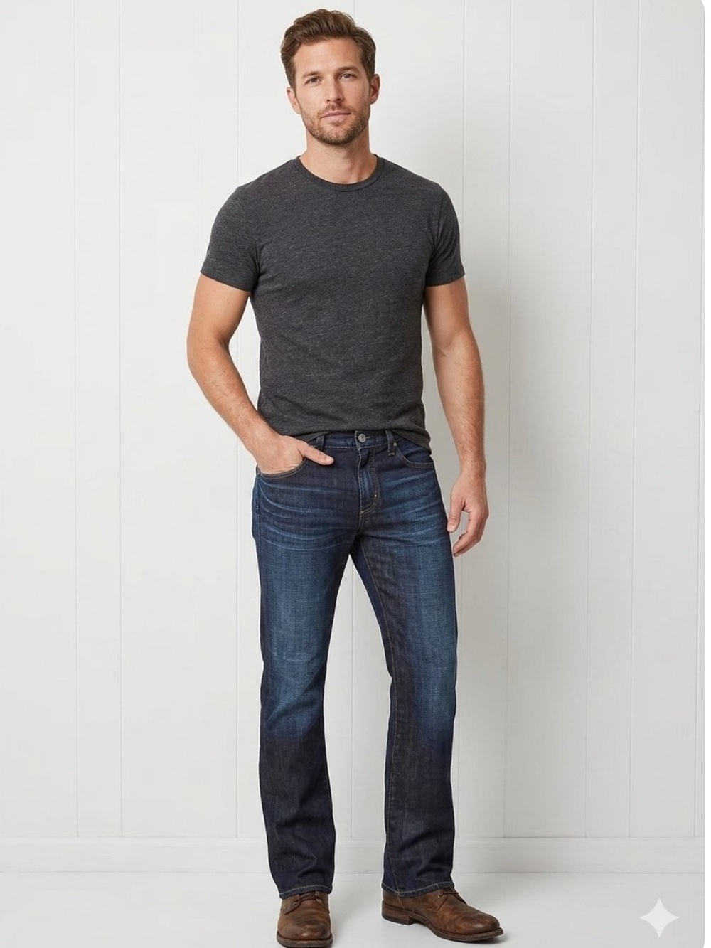 Citizens of Hunanity men’s bootcut dark wash Y2K vintage inspired jeans 32x36